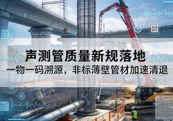 海南声测管质量新规落地，一物一码溯源，非标薄壁管材加速清退